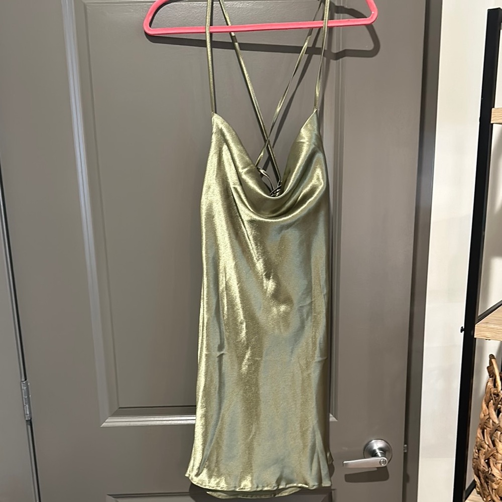 Elegant Sage Green Dress